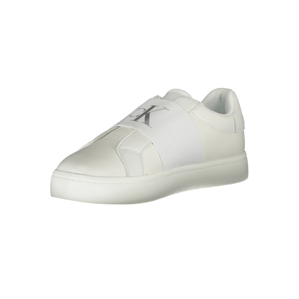 Calvin Klein sneakers in white fabric