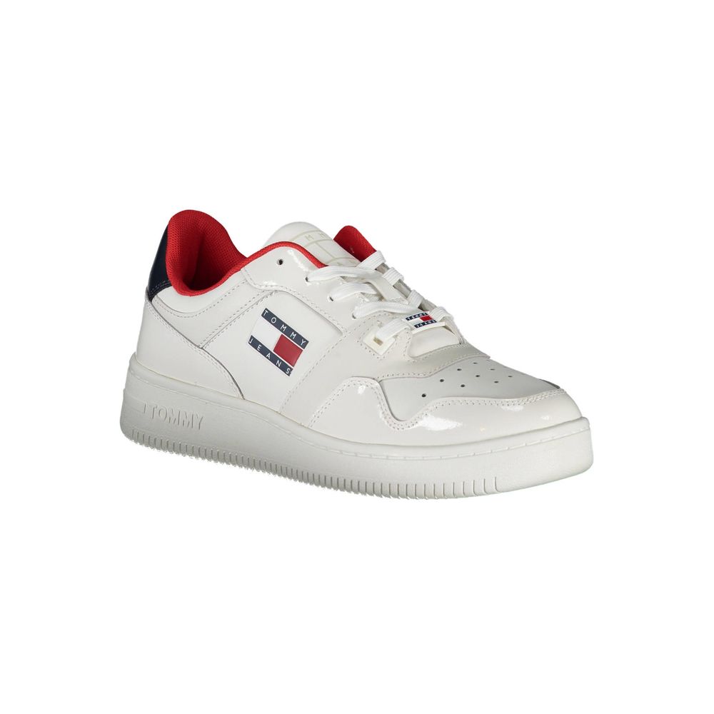 Tommy Hilfiger white canvas sneakers