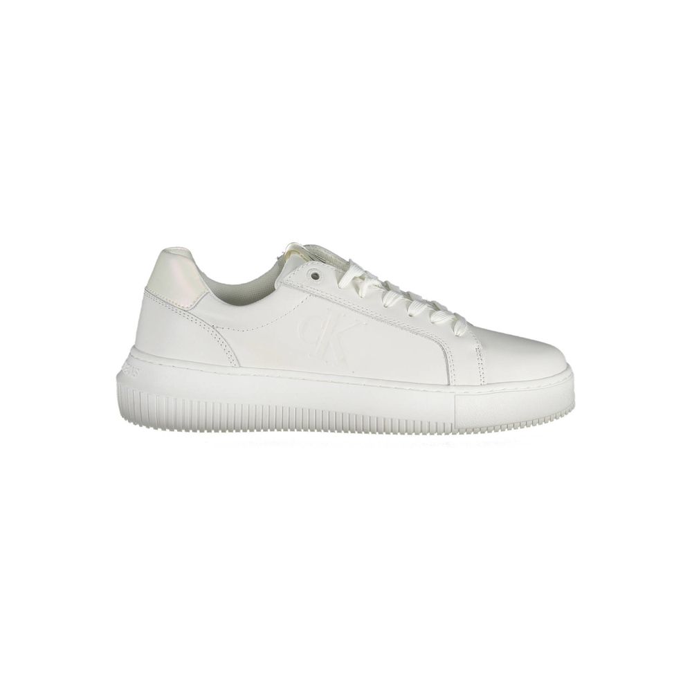 Calvin Klein sneakers in white fabric