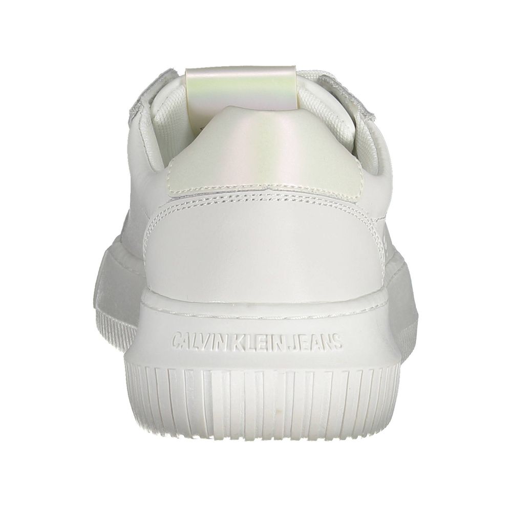 Calvin Klein sneakers in white fabric