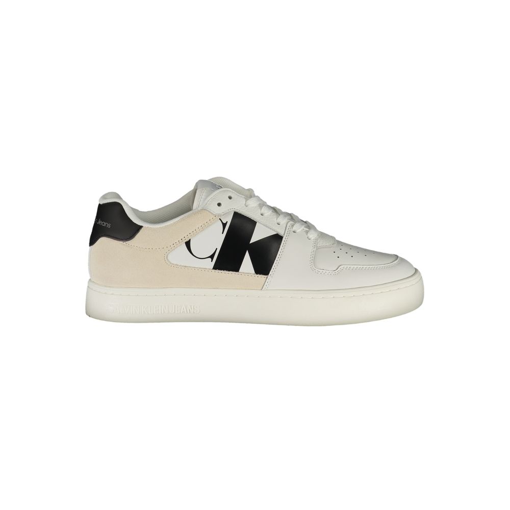 Calvin Klein Bianco Polyurethane Herren Sneaker