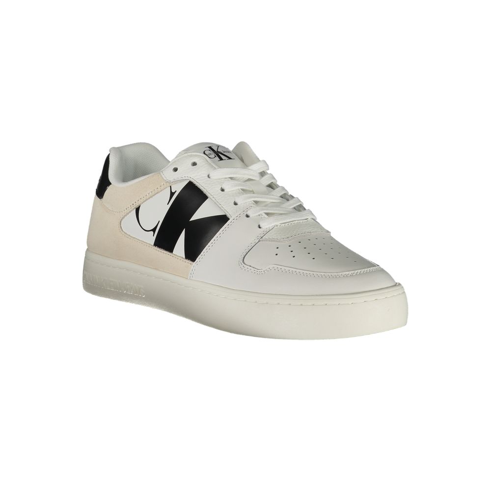 Calvin Klein Bianco Polyurethane Herren Sneaker