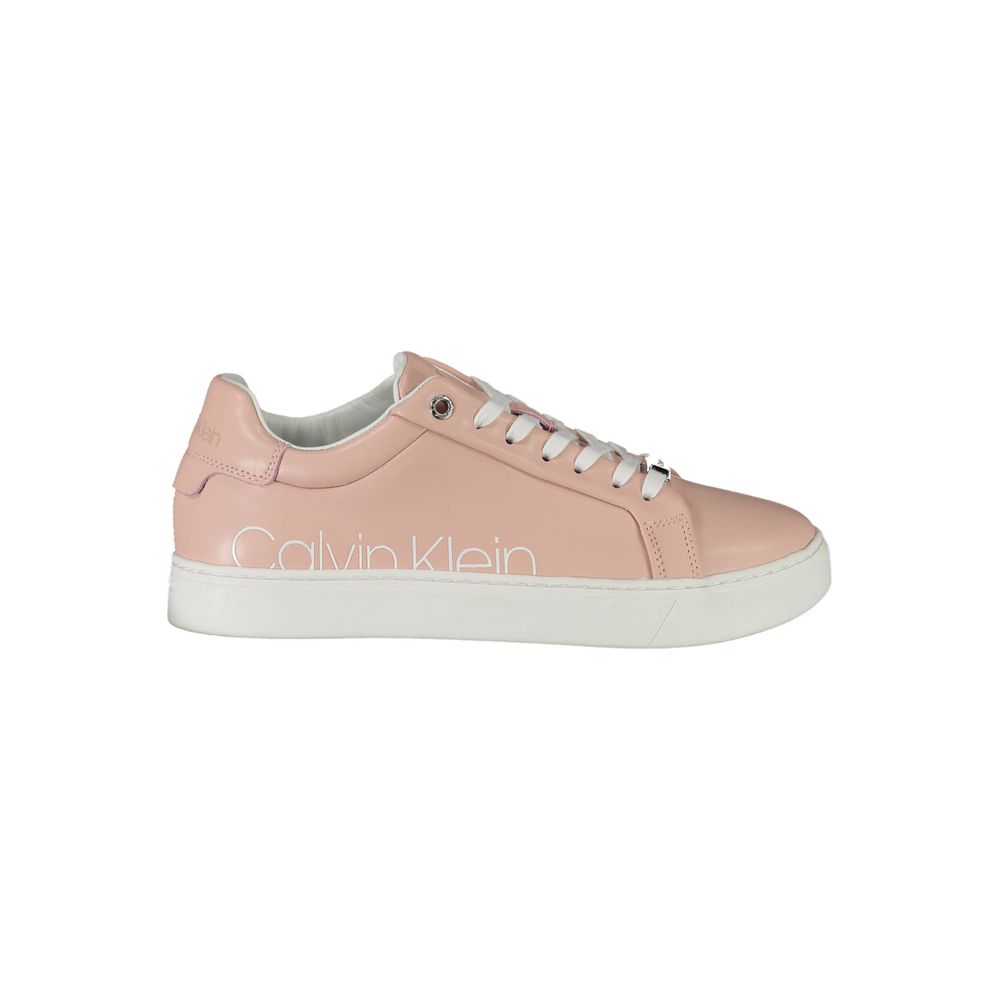 Baskets Calvin Klein roses en polyester