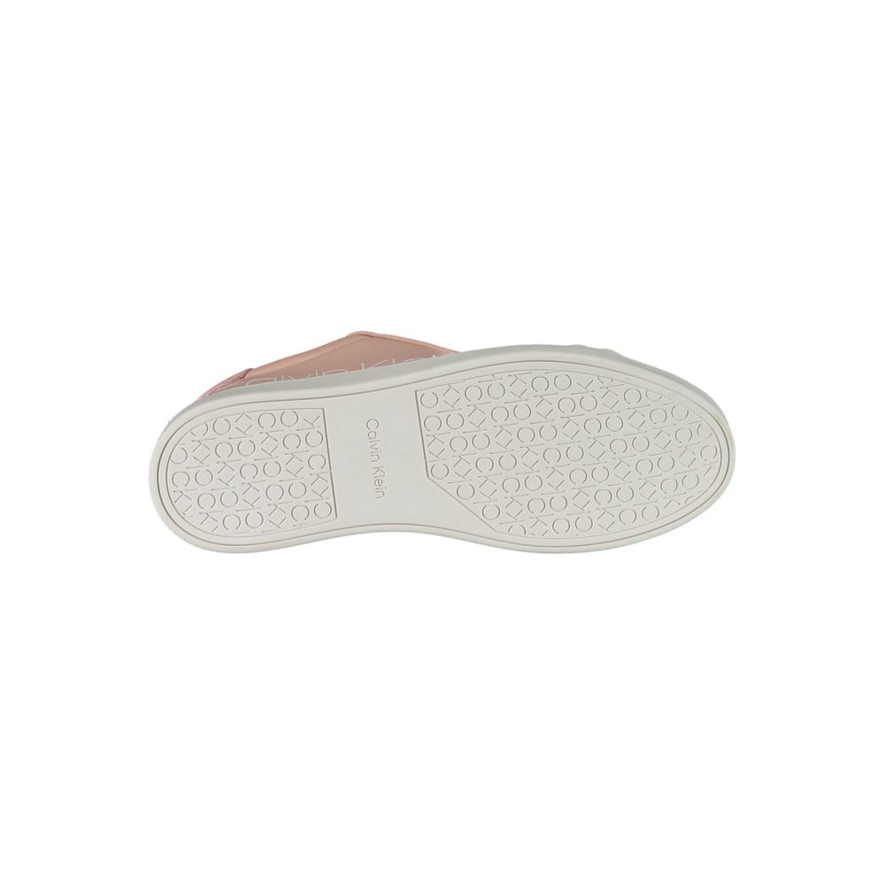 Baskets Calvin Klein roses en polyester