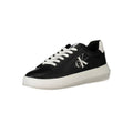 Calvin Klein Schwarzer Sneaker aus echtem Leder