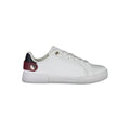 Tommy Hilfiger Bianco Damen-Sneaker aus Polyurethan