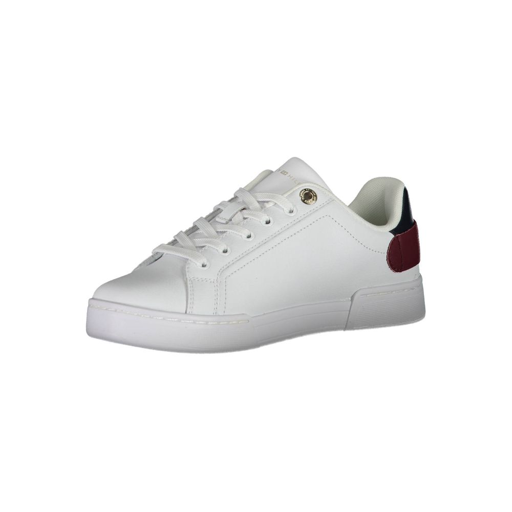 Baskets Tommy Hilfiger blanches en polyuréthane pour femme