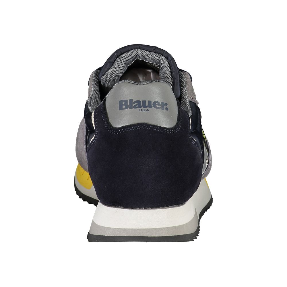 Blauer Polyester-Sneaker