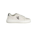 Calvin Klein Bianco Damen-Sneaker aus Polyurethan