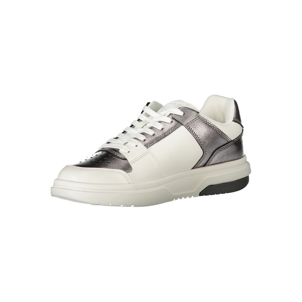 Tommy Hilfiger Bianco Damen-Sneaker aus Polyurethan