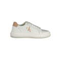 Baskets en cuir blanc Calvin Klein pour femmes