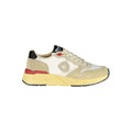 Blauer Beige Polyurethan-Sneaker für Herren