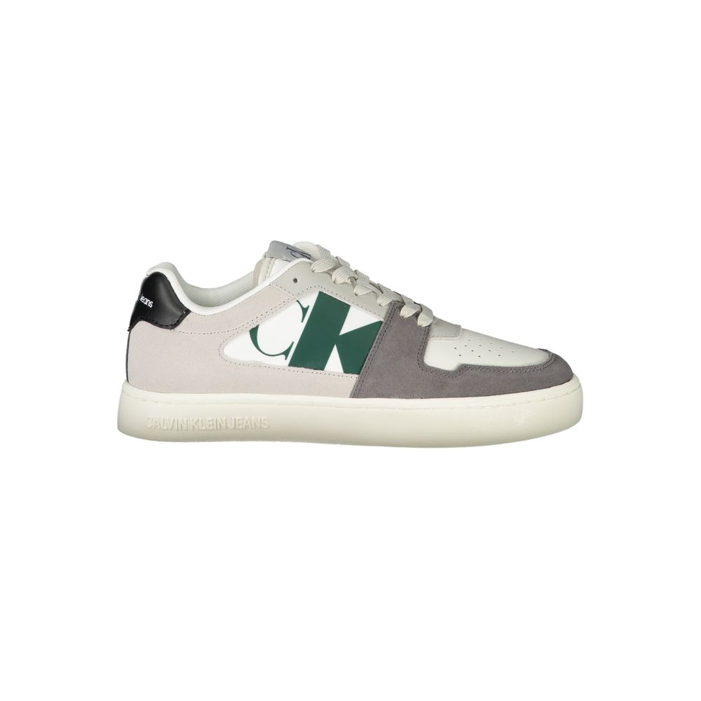 Calvin Klein White Men's Polyester Sneakers