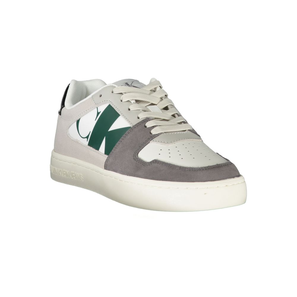 Calvin Klein White Men's Polyester Sneakers