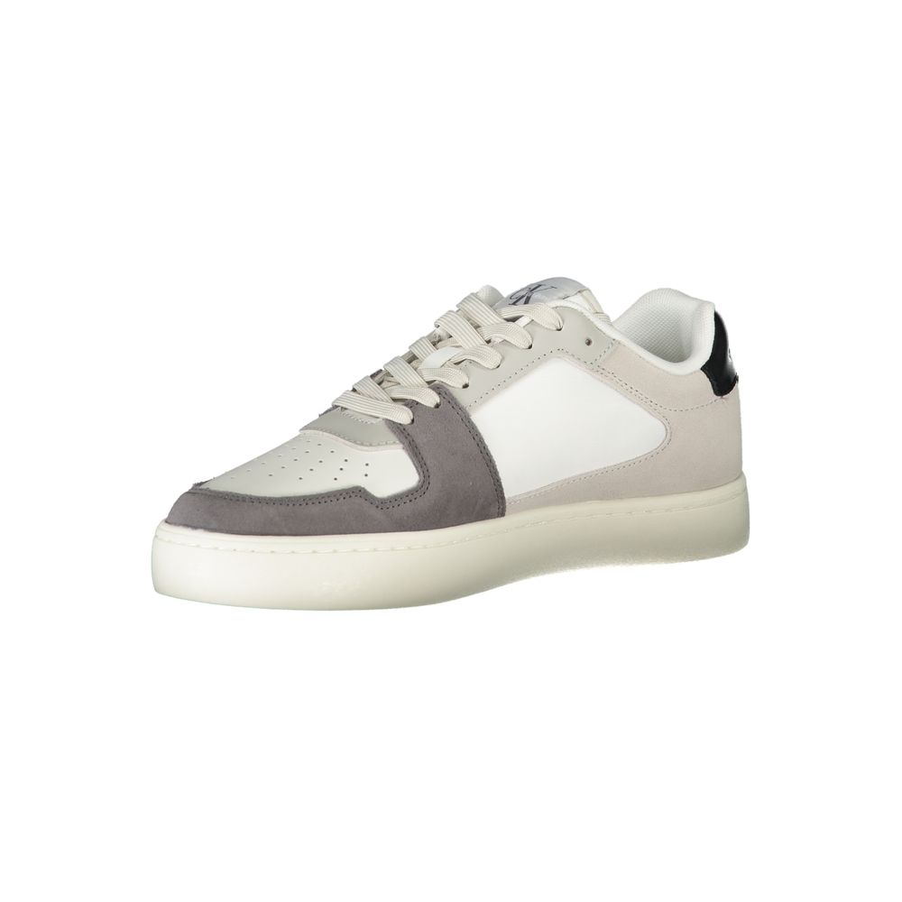 Calvin Klein White Men's Polyester Sneakers