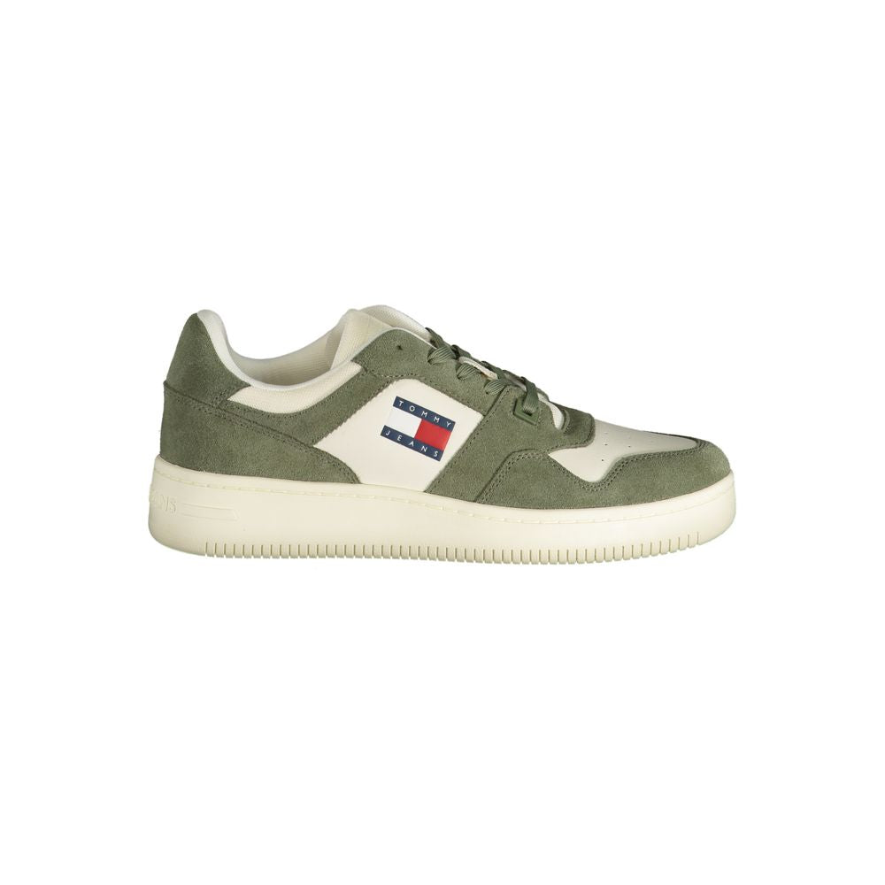 Tommy Hilfiger Grüner Polyester-Sneaker