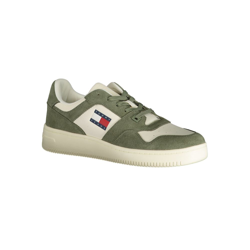 Tommy Hilfiger Grüner Polyester-Sneaker