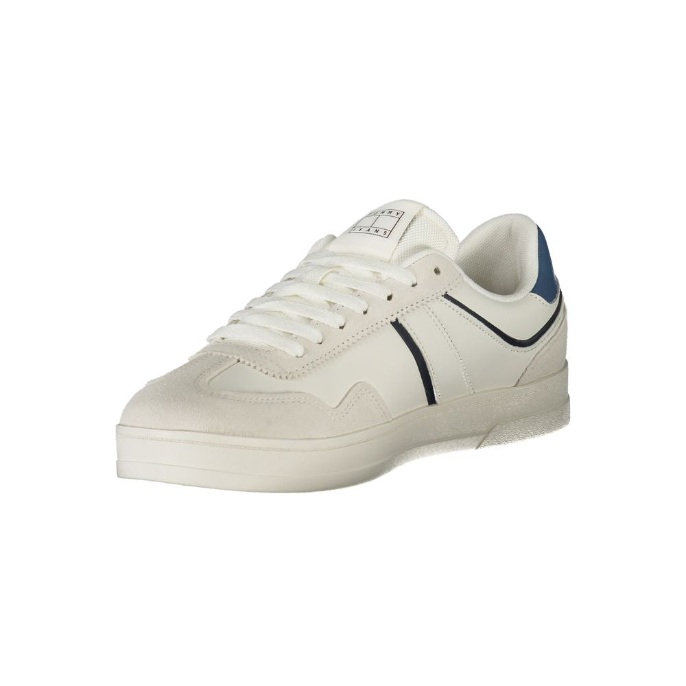 Tommy Hilfiger Herren-Sneaker aus weißem Polyurethan