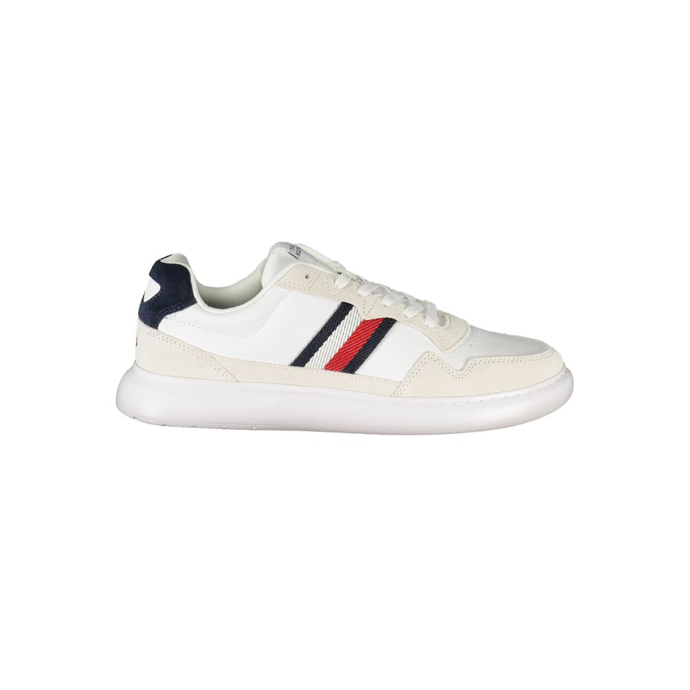 Tommy Hilfiger Men's White Polyurethane Sneaker