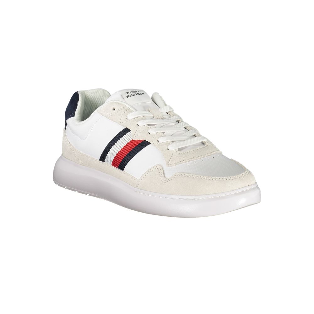 Tommy Hilfiger Men's White Polyurethane Sneaker