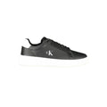 Calvin Klein Schwarzer Leder Herren Sneaker