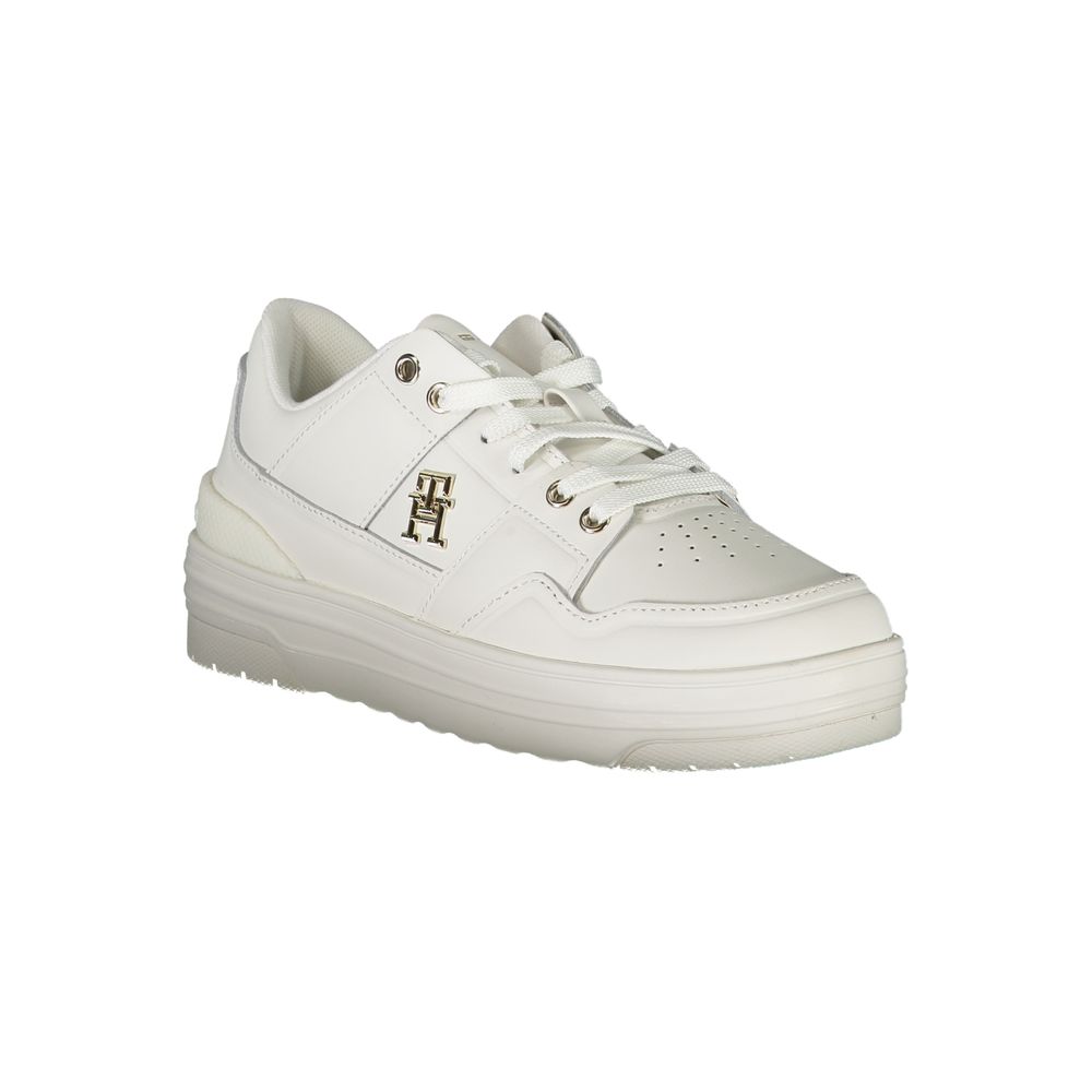 Tommy Hilfiger Weiße Leder-Sneaker für Damen