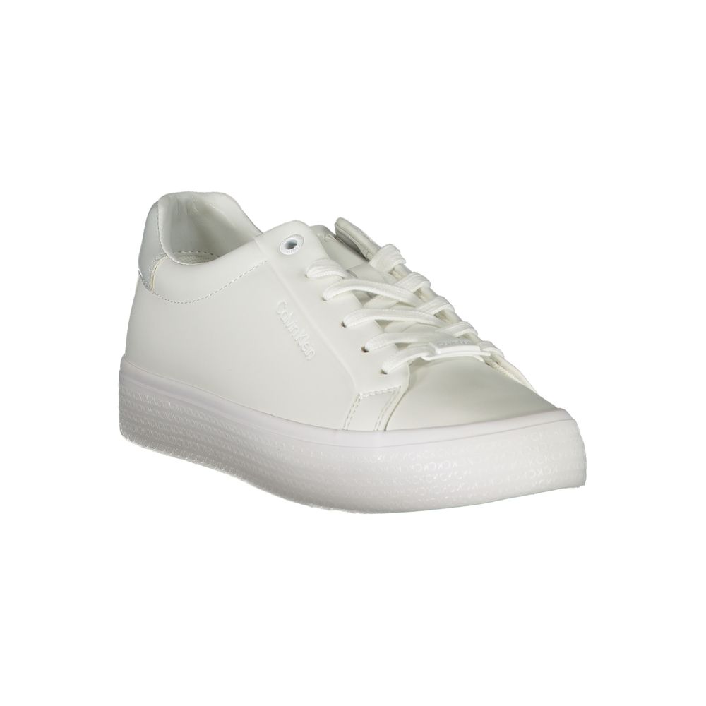 Calvin Klein sneakers made of white polyester
