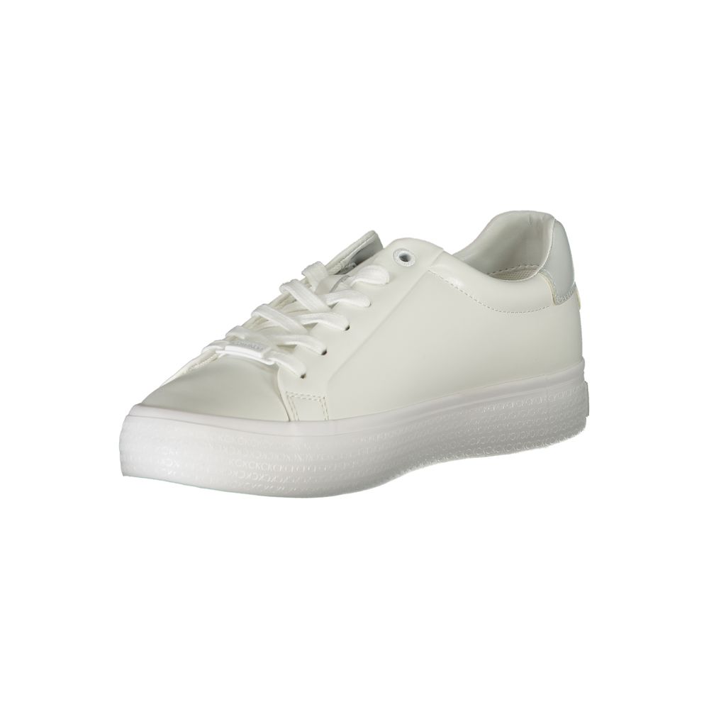 Calvin Klein sneakers made of white polyester