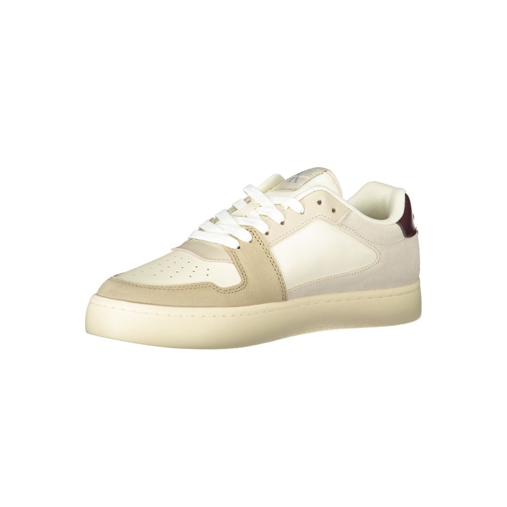 Calvin Klein Beige Polyurethan-Sneaker für Herren