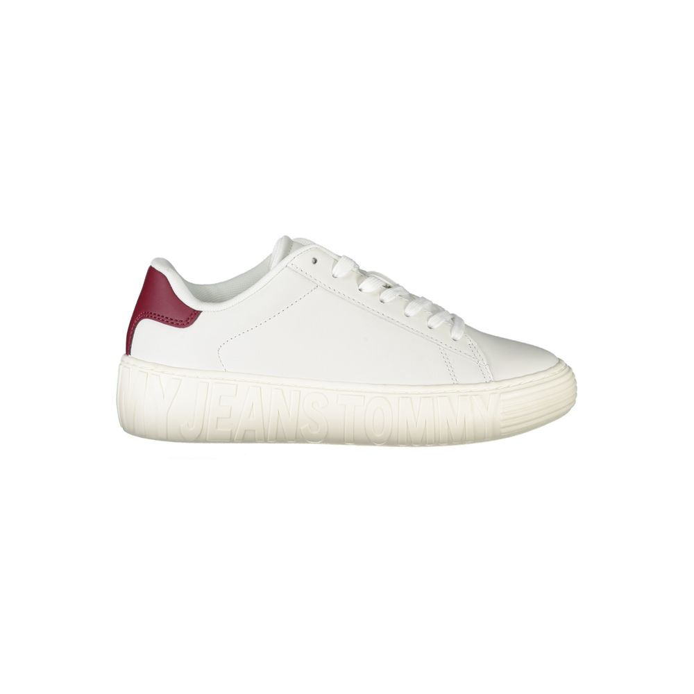 Tommy Hilfiger Weiße Leder-Sneaker für Damen