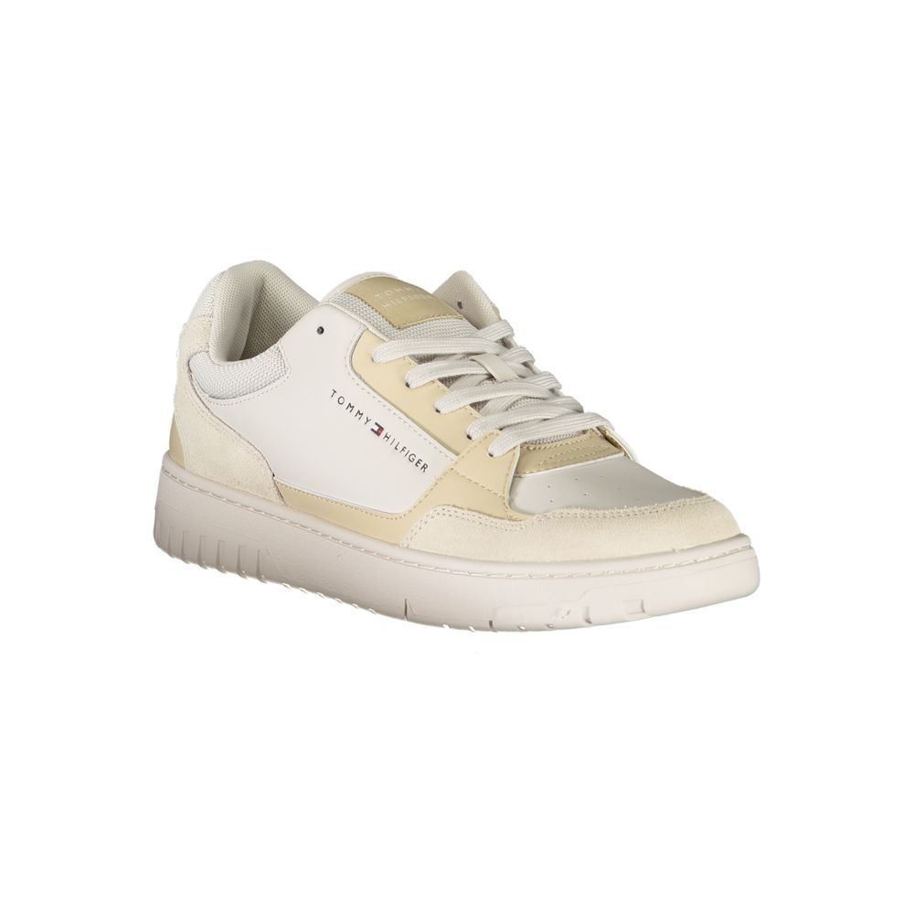 Tommy Hilfiger Beige Polyurethan-Sneaker für Herren
