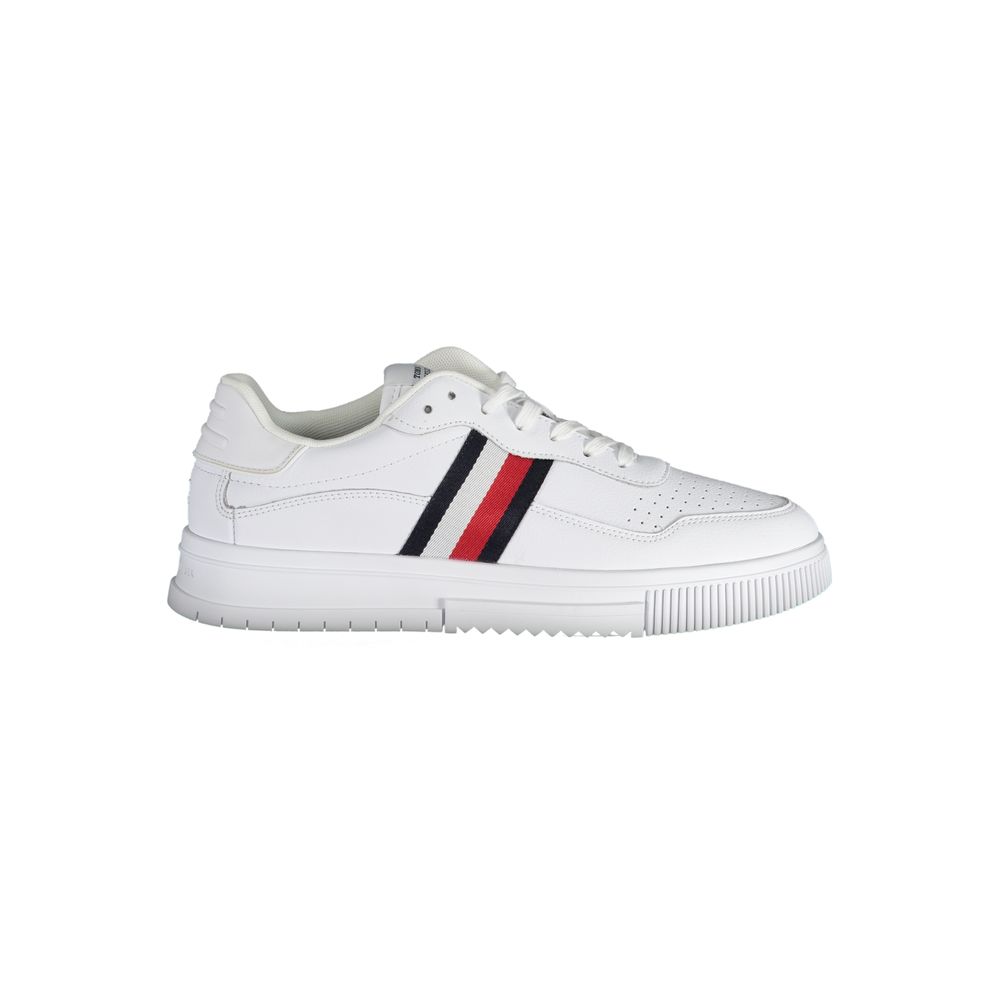 Tommy Hilfiger Weiße Leder-Sneaker für Herren
