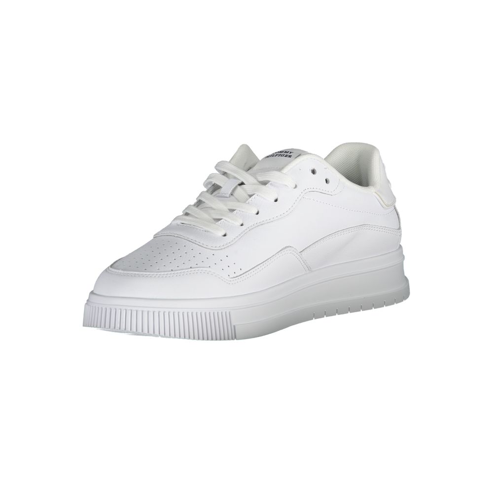 Tommy Hilfiger Weiße Leder-Sneaker für Herren