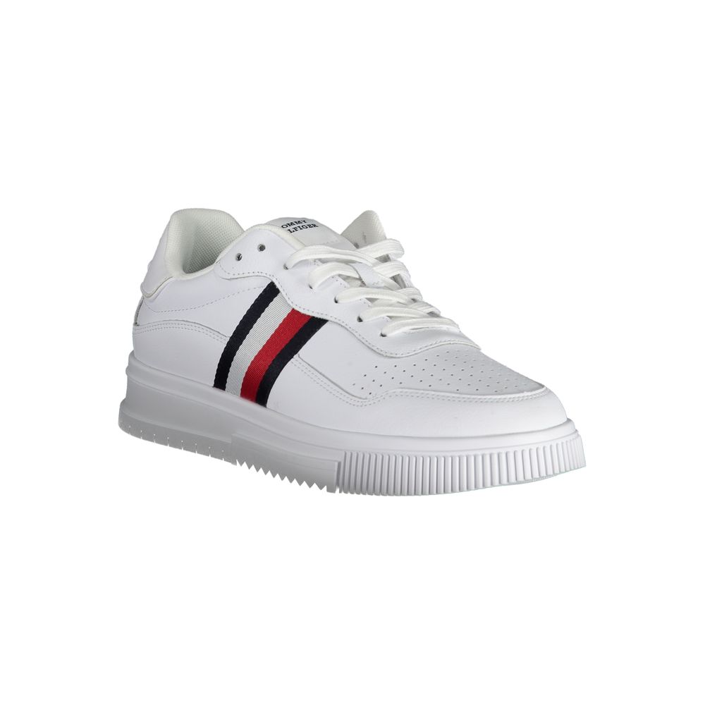 Tommy Hilfiger Weiße Leder-Sneaker für Herren