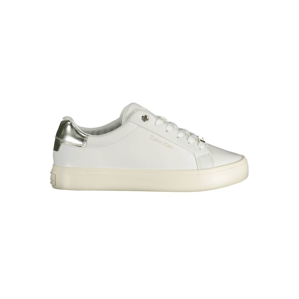 Baskets Calvin Klein en polyester blanc