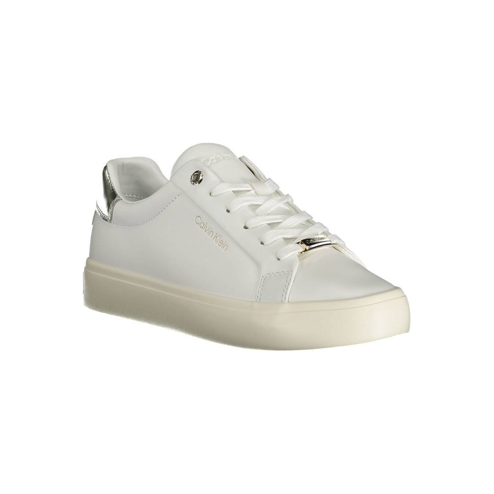 Baskets Calvin Klein en polyester blanc