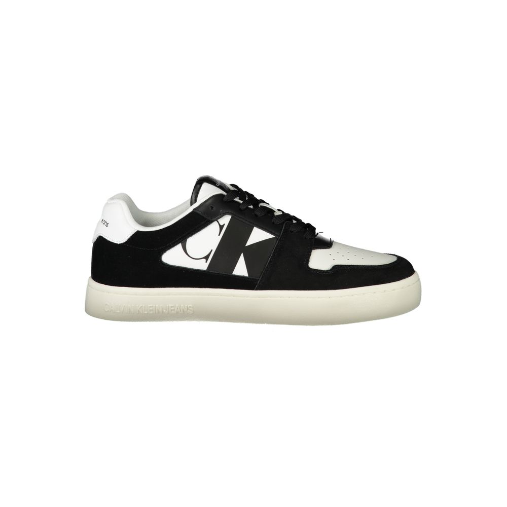 Baskets blanches pour homme en polyester Calvin Klein
