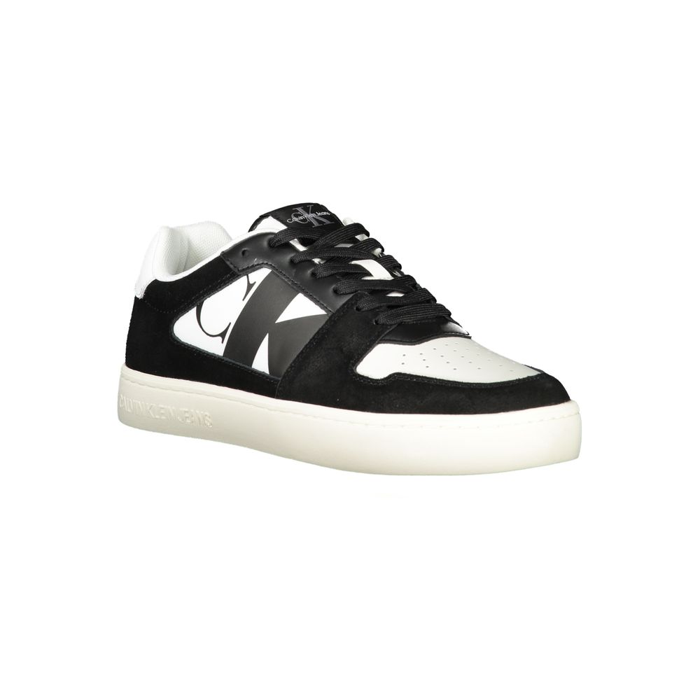 Baskets blanches pour homme en polyester Calvin Klein