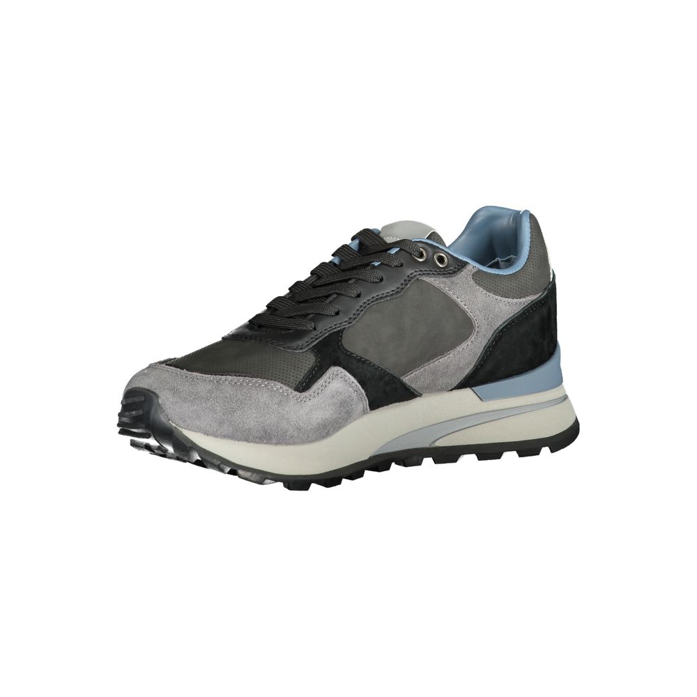 Blue Grigio Polyurethane Men's Sneaker