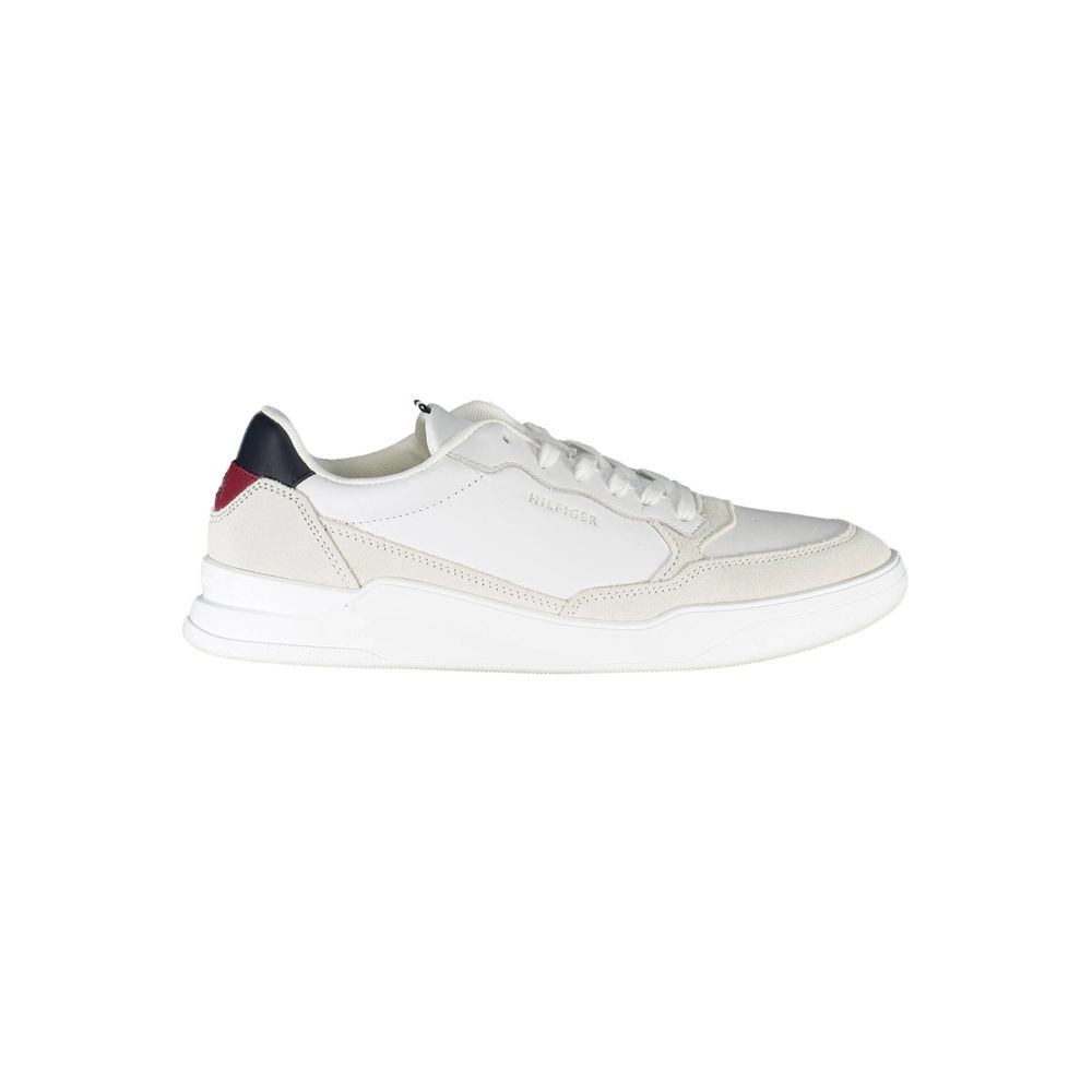 Tommy Hilfiger Weiße Leder-Sneaker für Herren