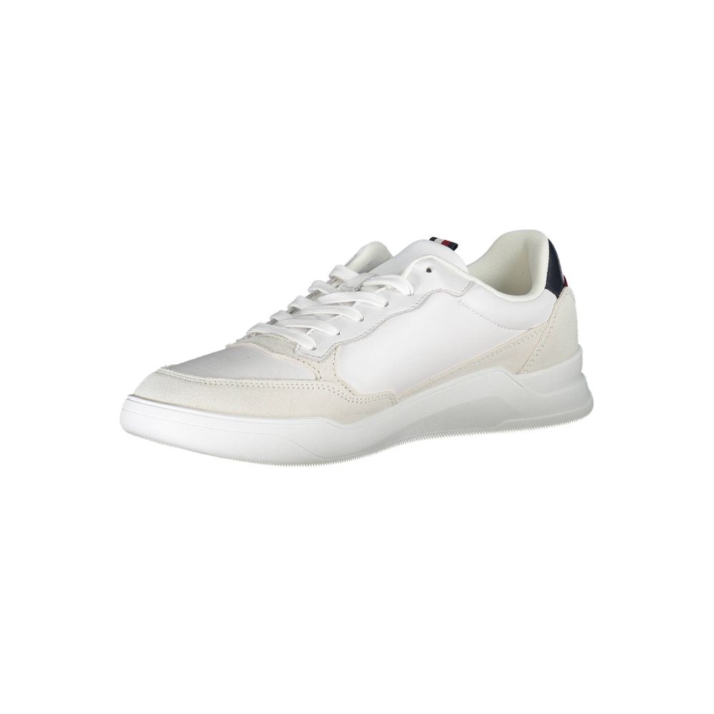 Tommy Hilfiger Weiße Leder-Sneaker für Herren
