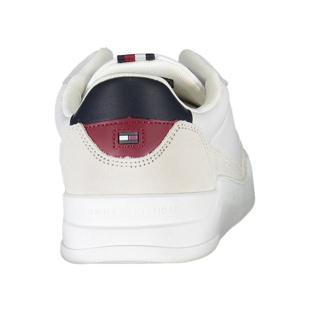 Tommy Hilfiger Weiße Leder-Sneaker für Herren