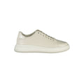 Calvin Klein Beige Genuine Leather Sneaker
