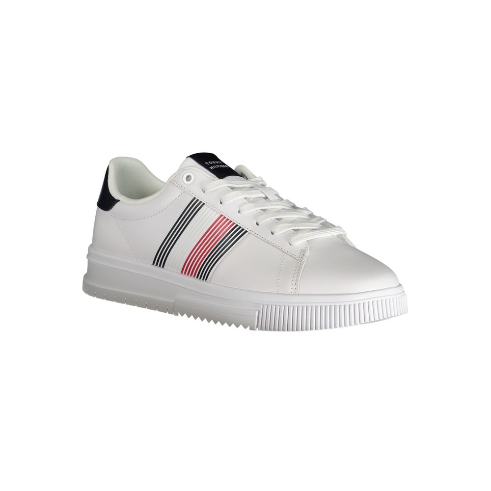 Tommy Hilfiger Weißer Herren-Sneaker aus Polyurethan