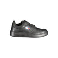 Baskets noires Tommy Hilfiger en cuir véritable