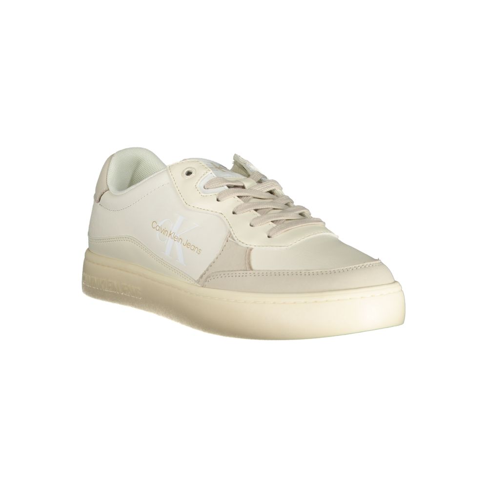 Calvin Klein Bianco Polyurethane Baskets Homme