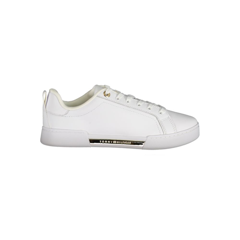 Tommy Hilfiger Sneaker aus weißem Stoff