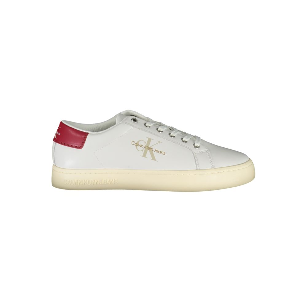 Calvin Klein White Men's Polyester Sneakers