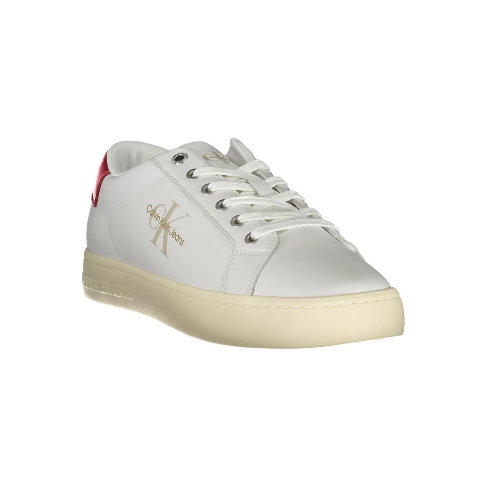Calvin Klein White Men's Polyester Sneakers