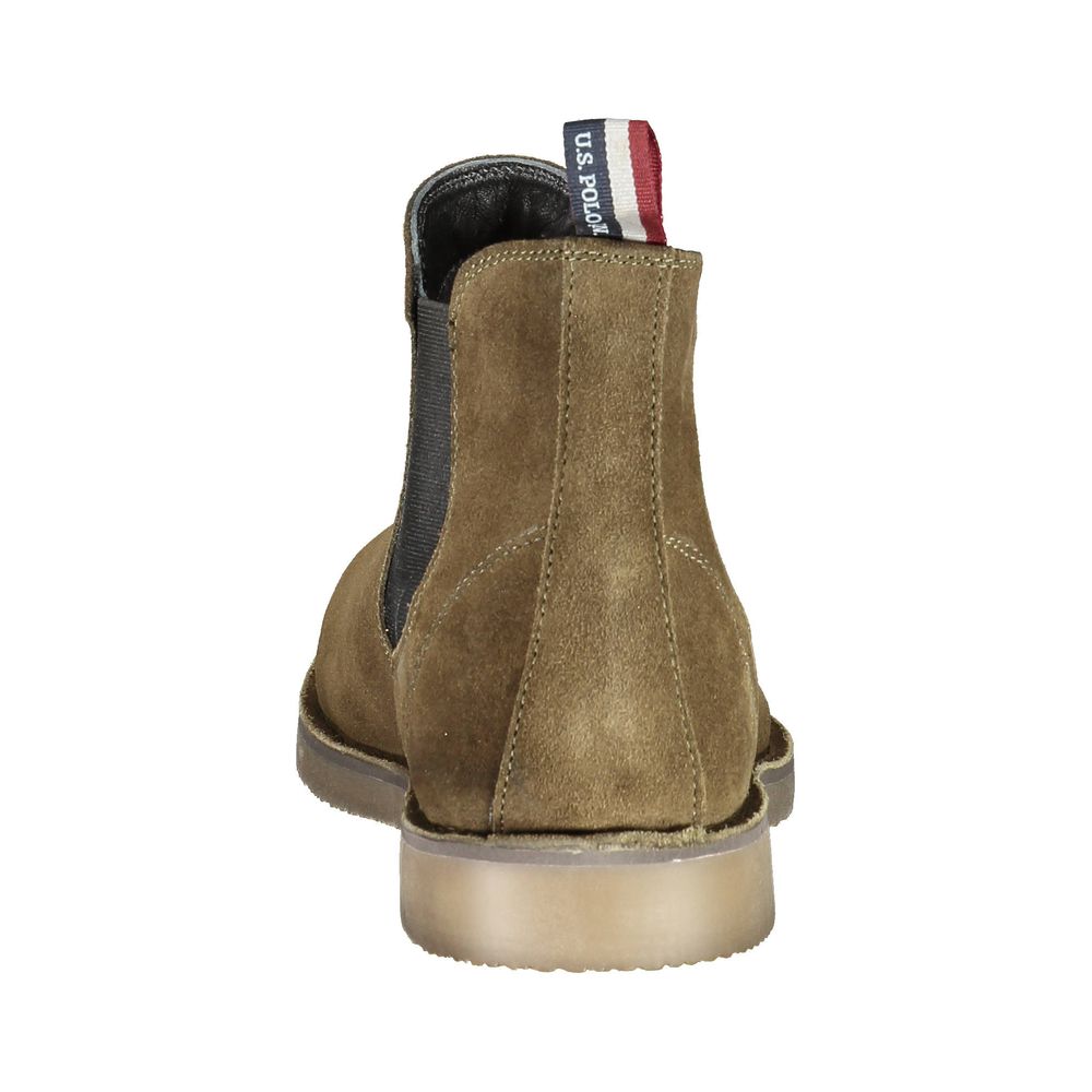 U.S. POLO ASSN. Grüne Polyester-Knöchelstiefel
